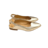Ballerina slingback in pelle "Cometa"