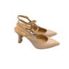 Slingback in pelle "Nude"