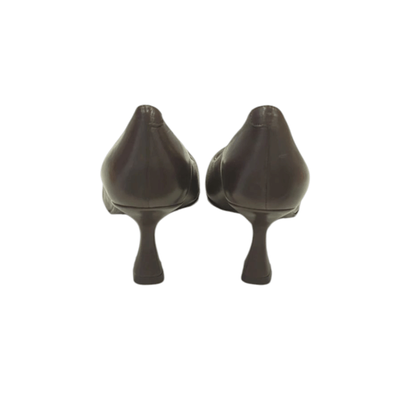 Décolleté in pelle Testa di moro - immagine 4