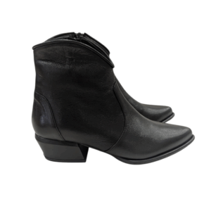 Texano in pelle nera