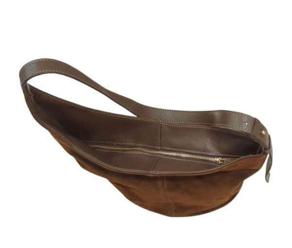 Borsa in camoscio "Testa di Moro" - immagine 3