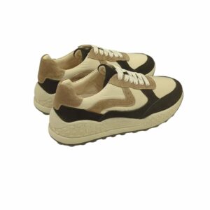 Sneakers nera/beige