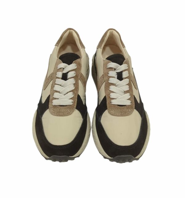Sneakers nera/beige - immagine 2