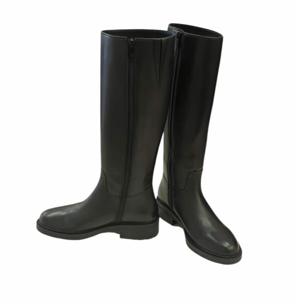 Stivale nero in pelle - immagine 4